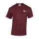 T-Shirt, Vinröd